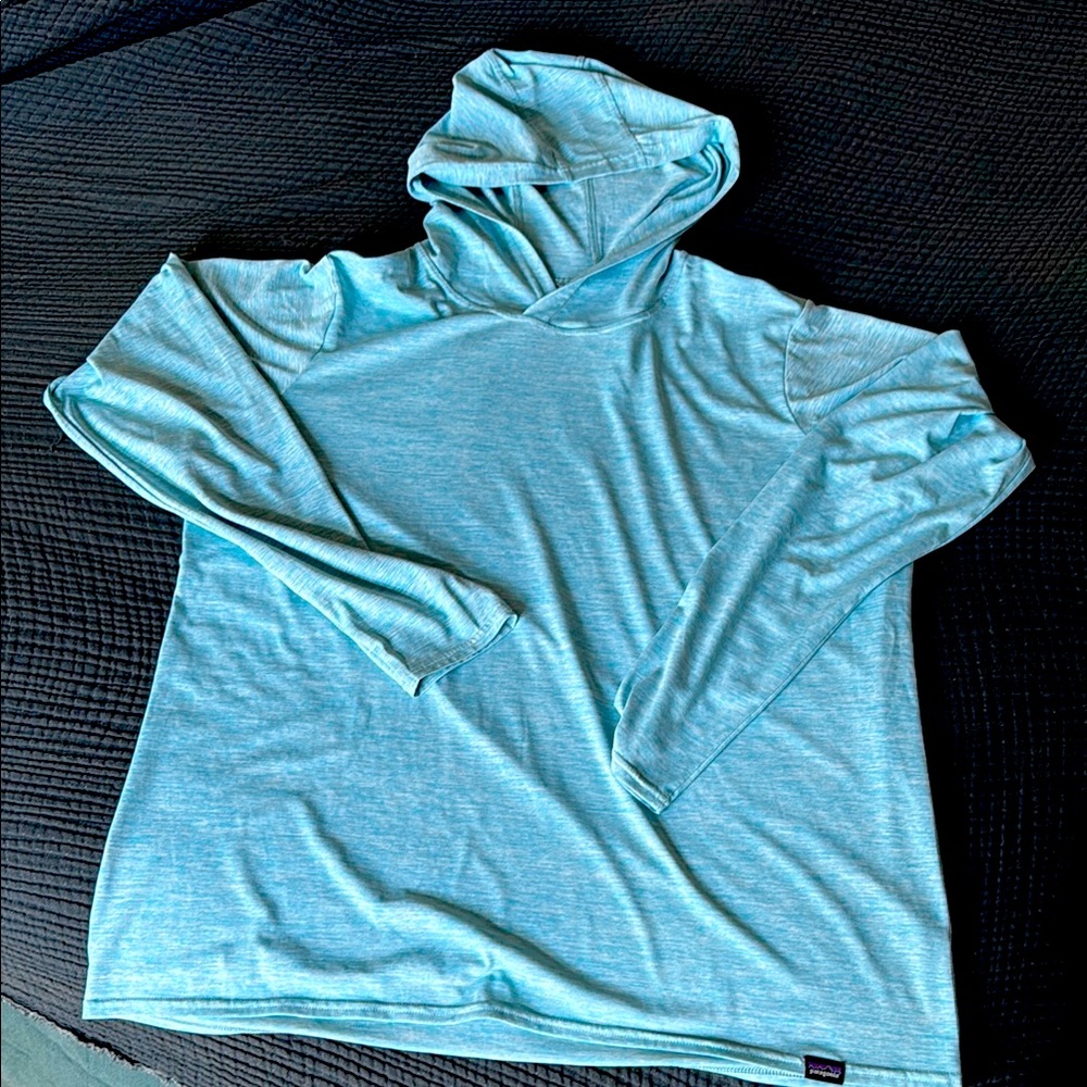 Patagonia Sky Blue Hooded Top
